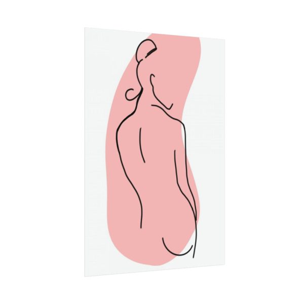 92410-147.jpg Modern Art Abstract Of A Lady Poster
