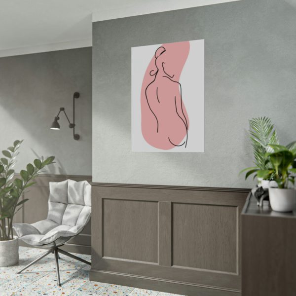 92410-149.jpg Modern Art Abstract Of A Lady Poster