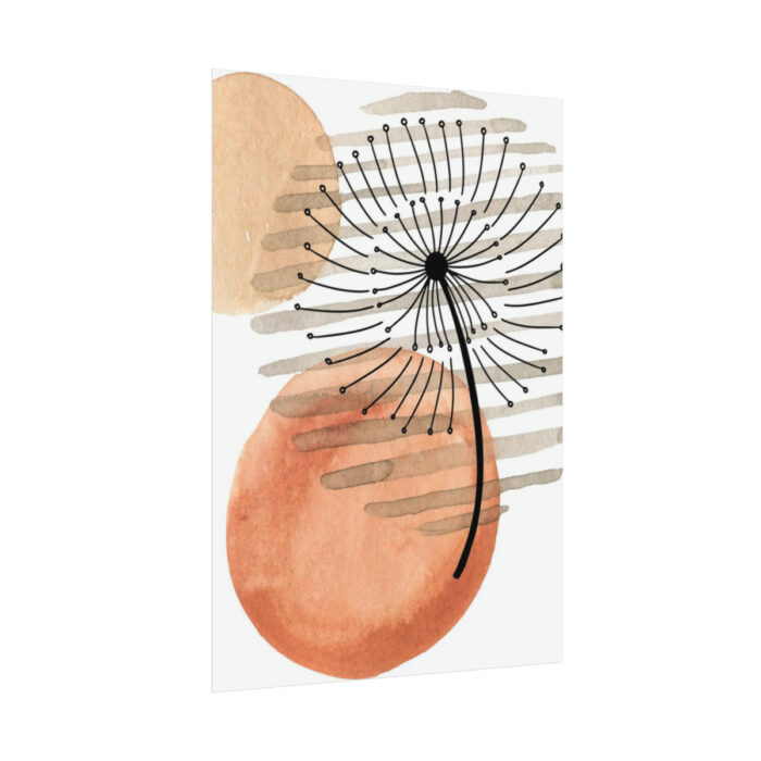 Abstract Dandelion Illustration Poster - Image 3