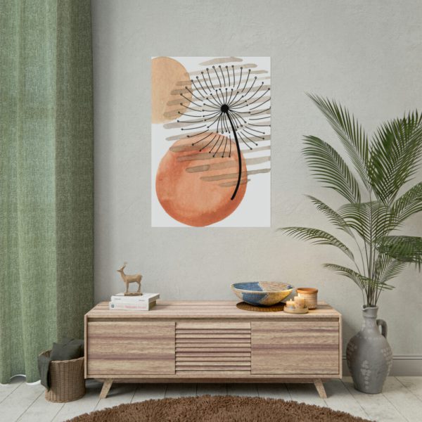 92410-153.jpg Abstract Dandelion Illustration Poster