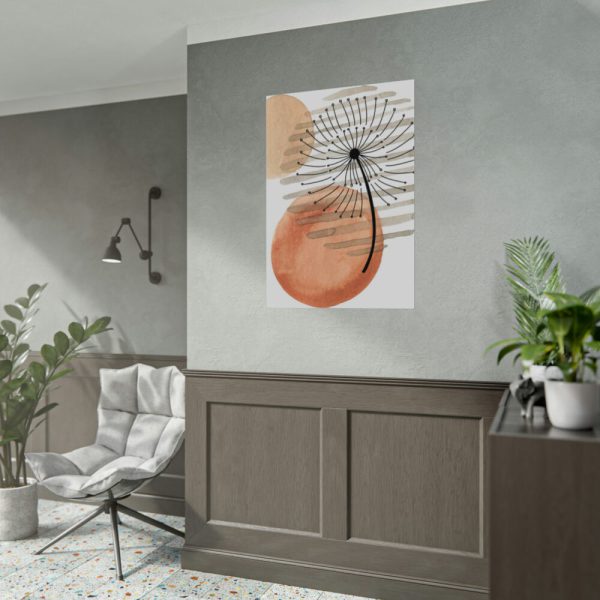 92410-154.jpg Abstract Dandelion Illustration Poster