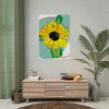 92410-163.jpg Sunflower Abstract Poster