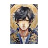 92410-165.jpg Boy Drawn In Watercolor Poster