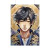 92410-166.jpg Boy Drawn In Watercolor Poster