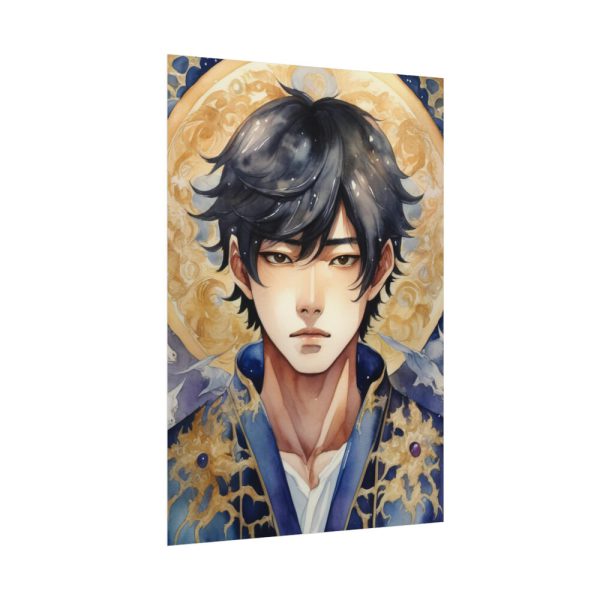 92410-167.jpg Boy Drawn In Watercolor Poster
