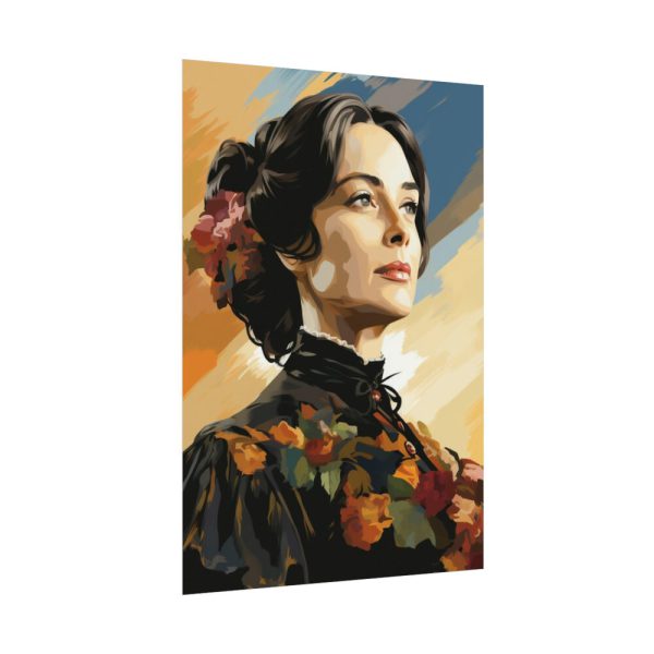 92410-177.jpg Pioneer Woman Portrait Poster