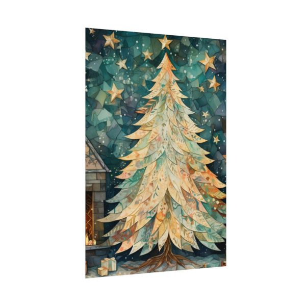 92410-197.jpg Impressionist Christmas Tree Poster