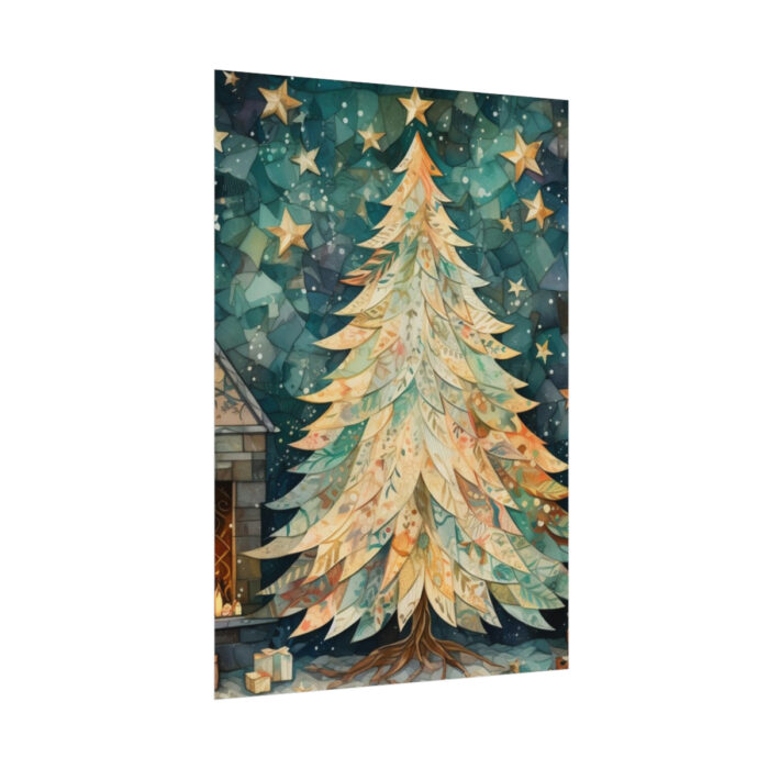 Impressionist Christmas Tree Poster - Image 3