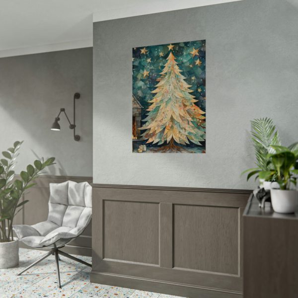 92410-199.jpg Impressionist Christmas Tree Poster