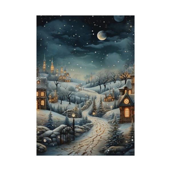 92410-205.jpg Christmas Village I Poster