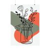 92410-216.jpg Abstract Mason Jar Flower Line Art Poster
