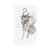 92410-222.jpg Plant Composition and a Pink and Black Line Art Poster