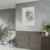 92410-224.jpg Plant Composition and a Pink and Black Line Art Poster