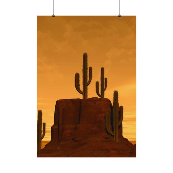 92410-241.jpg Desert Landscape Poster