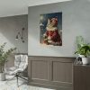 92410-249.jpg Winter Christmas Cat Poster