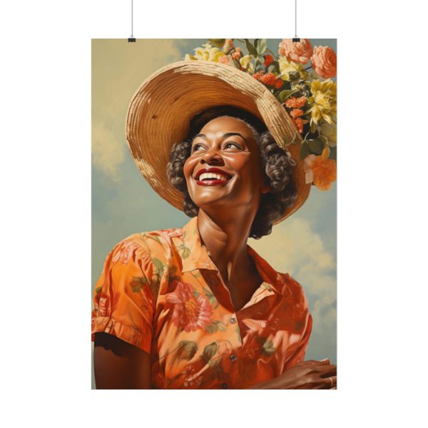 Senior African American Woman Poster