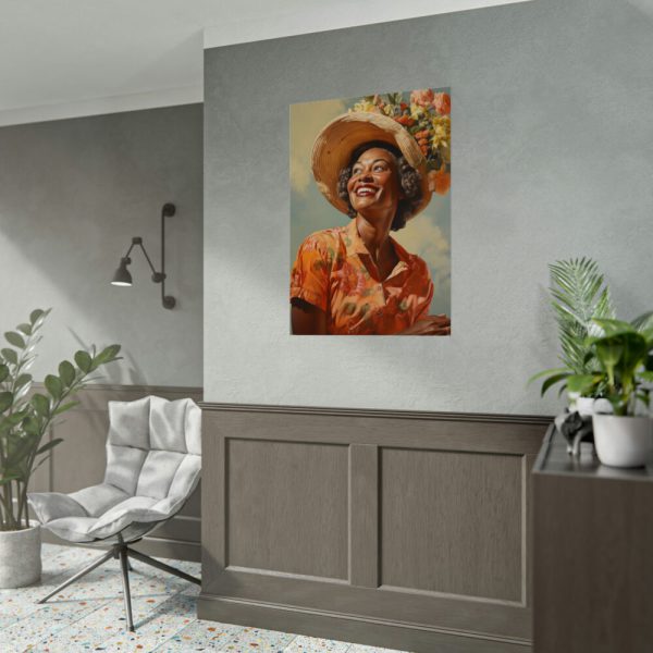 Senior African American Woman Poster