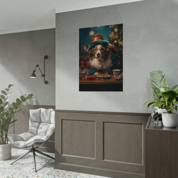 92410-259.jpg Funny Christmas Dog Poster