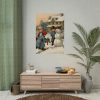92410-273.jpg LIittle Children With Snowman Poster