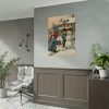 92410-274.jpg LIittle Children With Snowman Poster
