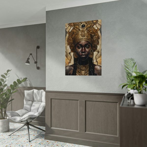 92410-279.jpg Afroamerican Woman in a Crown Poster