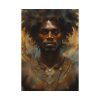 92410-280.jpg African Man Drawn In Watercolor Poster