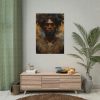 92410-283.jpg African Man Drawn In Watercolor Poster