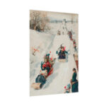 Tobogganing by L. Prang & Co Poster - Image 3
