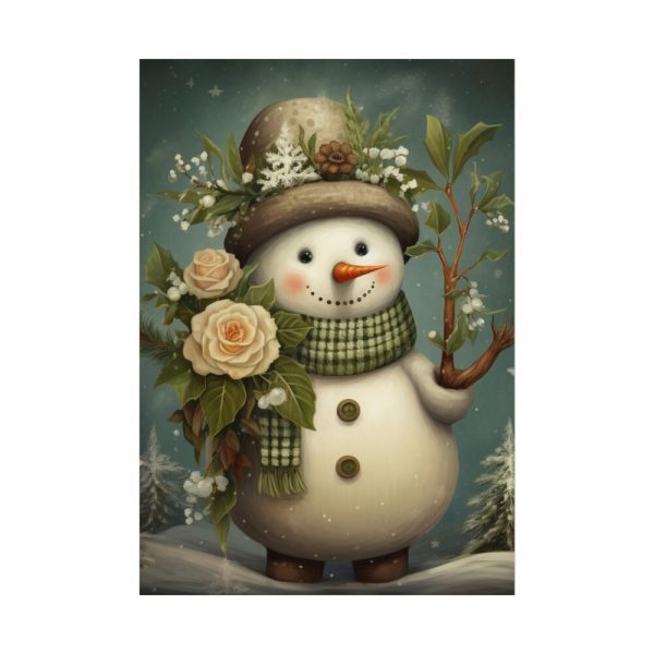 92410-60.jpg Christmas Snowman Poster