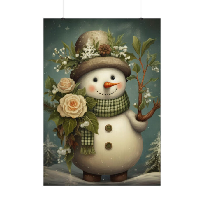 Christmas Snowman Poster - Image 2