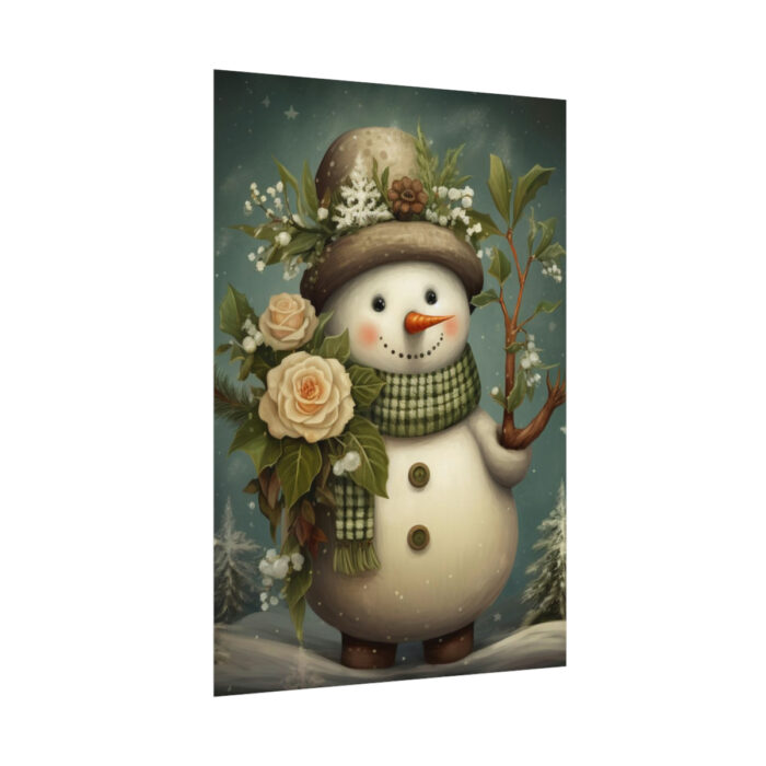 Christmas Snowman Poster - Image 3