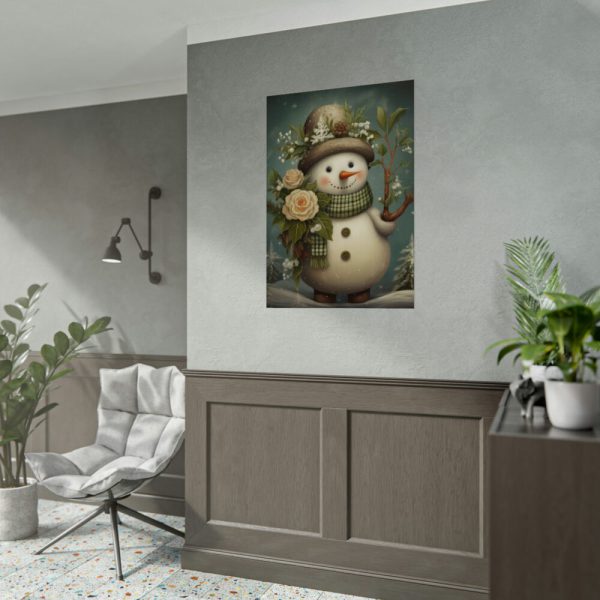 92410-64.jpg Christmas Snowman Poster