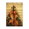 92410-75.jpg Vintage Christmas Cello Music Poster