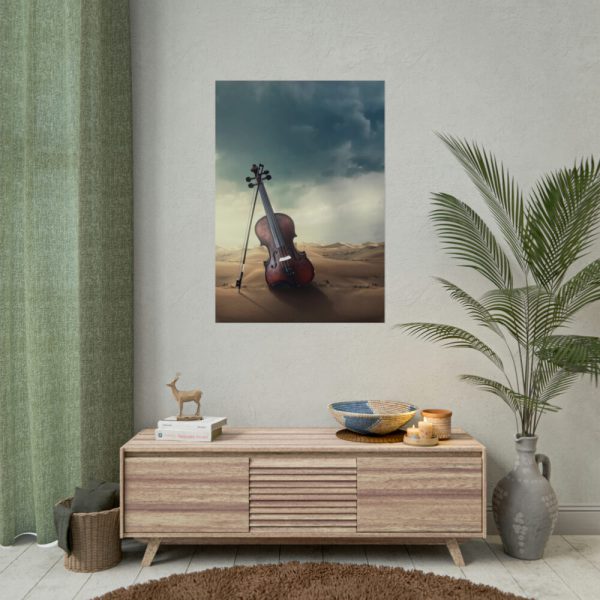 92410-88.jpg Violin Deser Poster