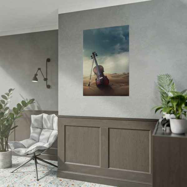 92410-89.jpg Violin Deser Poster