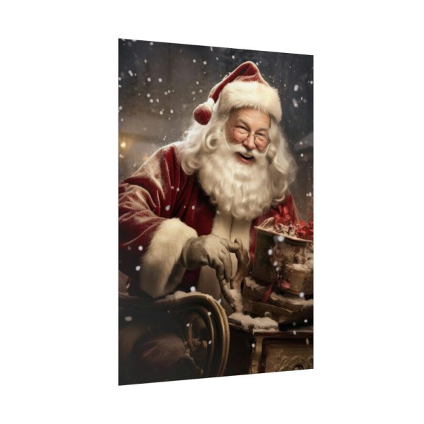 92411-102.jpg Santa Claus On A Sleigh Poster