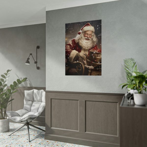 92411-104.jpg Santa Claus On A Sleigh Poster