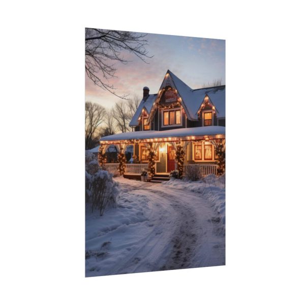 92411-122.jpg Christmas Decorated Home Poster