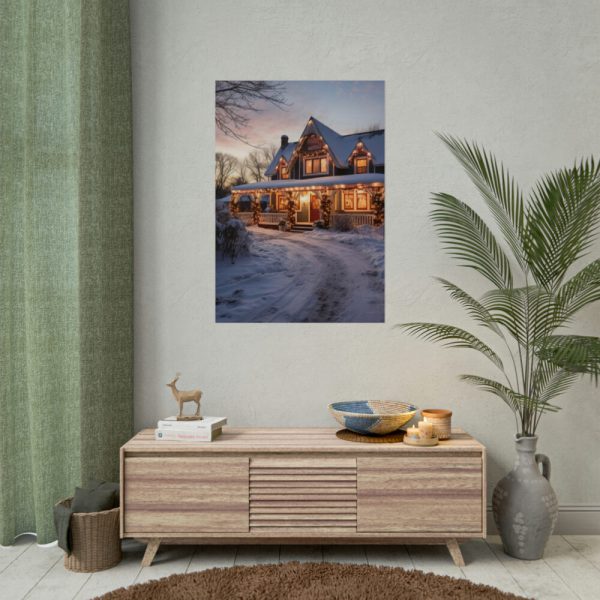 92411-123.jpg Christmas Decorated Home Poster