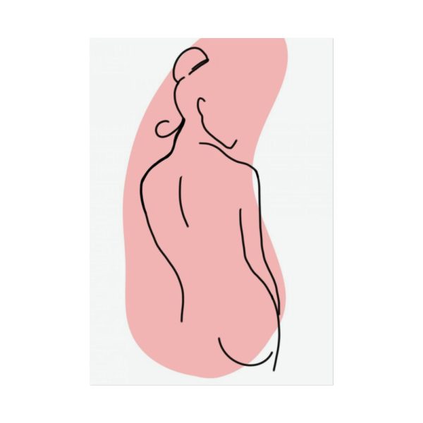 92411-145.jpg Modern Art Abstract Of A Lady Poster