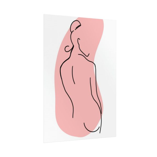 92411-147.jpg Modern Art Abstract Of A Lady Poster