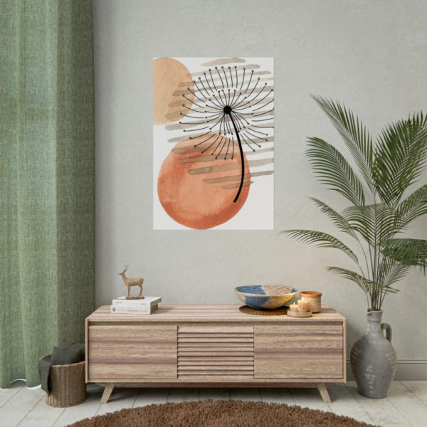 92411-153.jpg Abstract Dandelion Illustration Poster