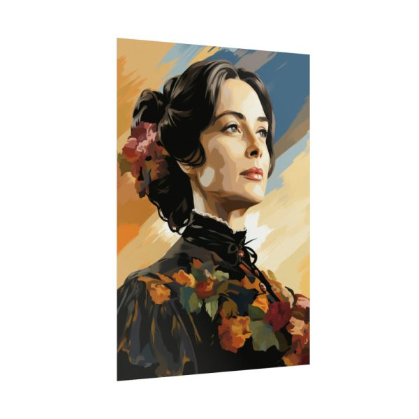 92411-177.jpg Pioneer Woman Portrait Poster