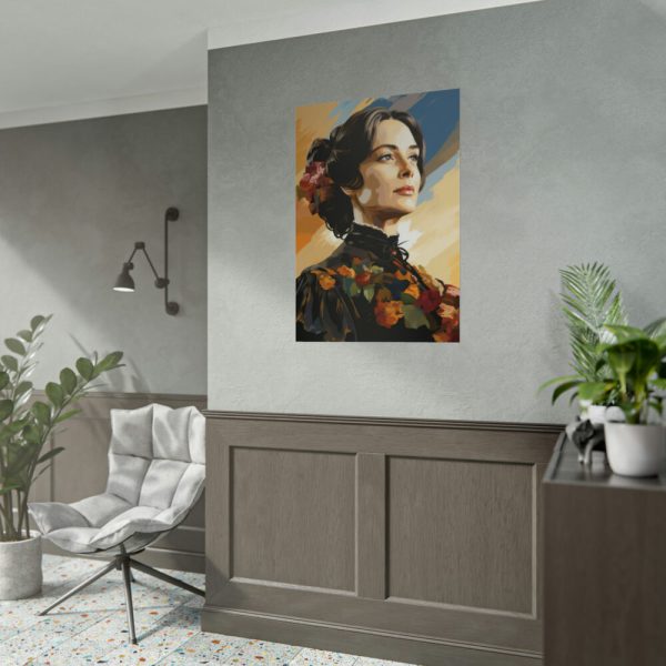 92411-179.jpg Pioneer Woman Portrait Poster