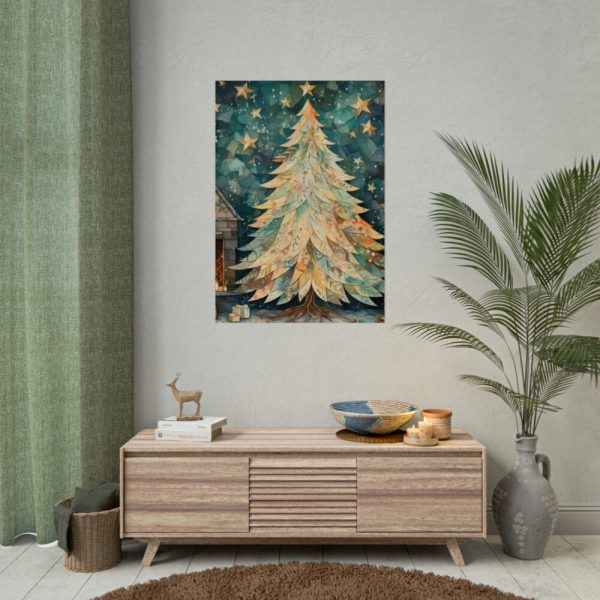 92411-198.jpg Impressionist Christmas Tree Poster