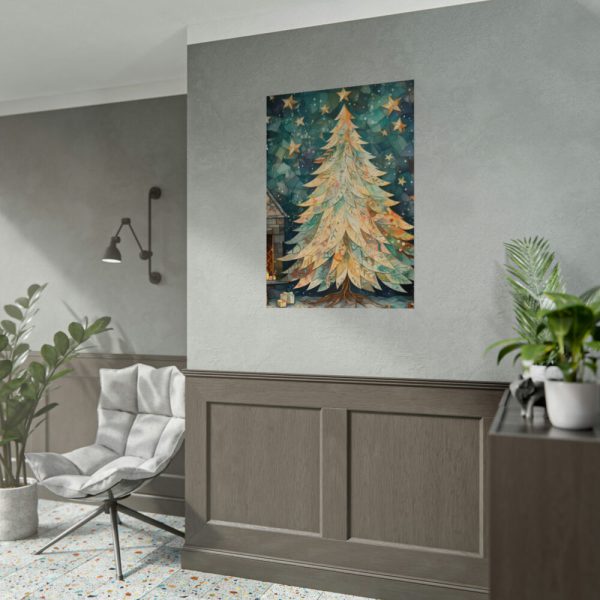 92411-199.jpg Impressionist Christmas Tree Poster