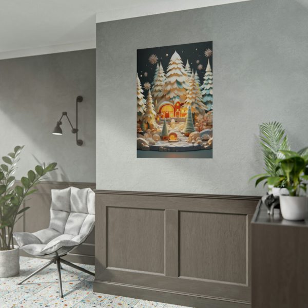 Christmas Tree House Poster