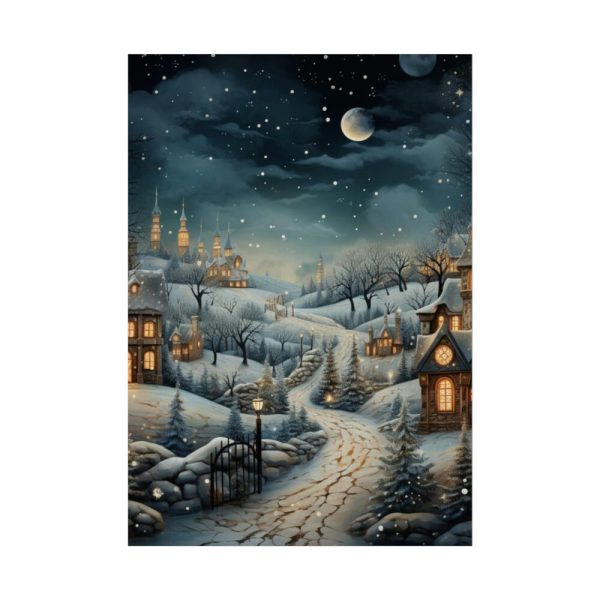 92411-205.jpg Christmas Village I Poster