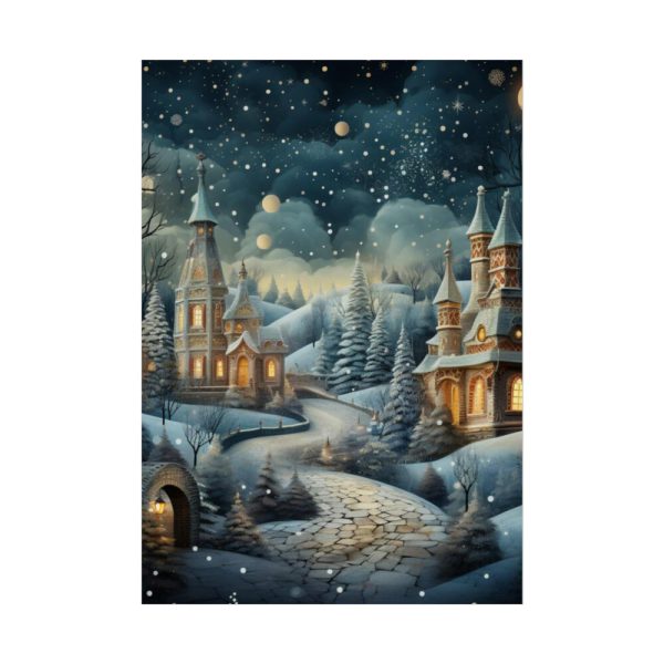 92411-210.jpg Christmas Village II Poster