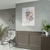 92411-224.jpg Plant Composition and a Pink and Black Line Art Poster